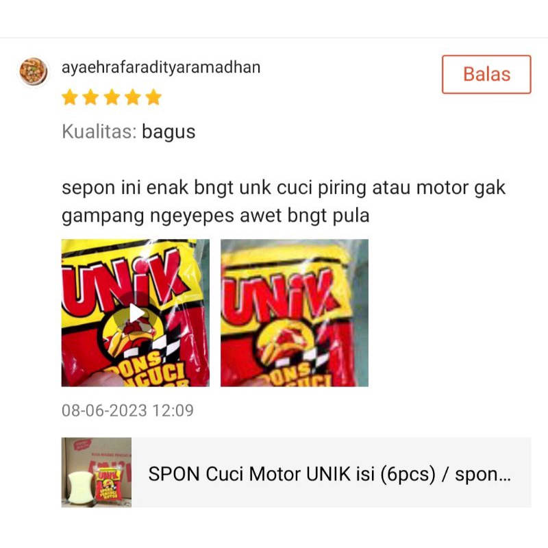 (6pcs)Spon Unik Cuci Motor Motor Gosok Busa Tebal Serbaguna Awet Murah/Spons Alat Pencuci Motor