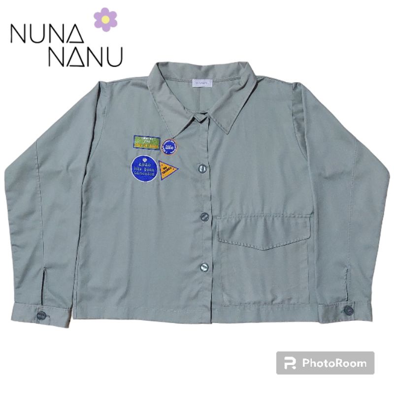 [PRELOVED] NUNANANU - Outer Sage Green