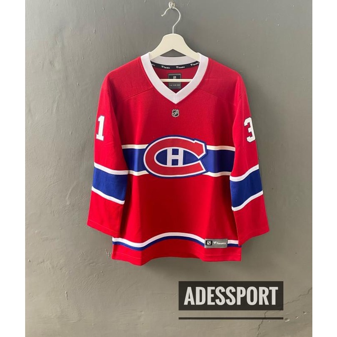 JERSEY HOOKEY NHL MONTREAL CANADIES YOUTH ORIGINAL ASLI