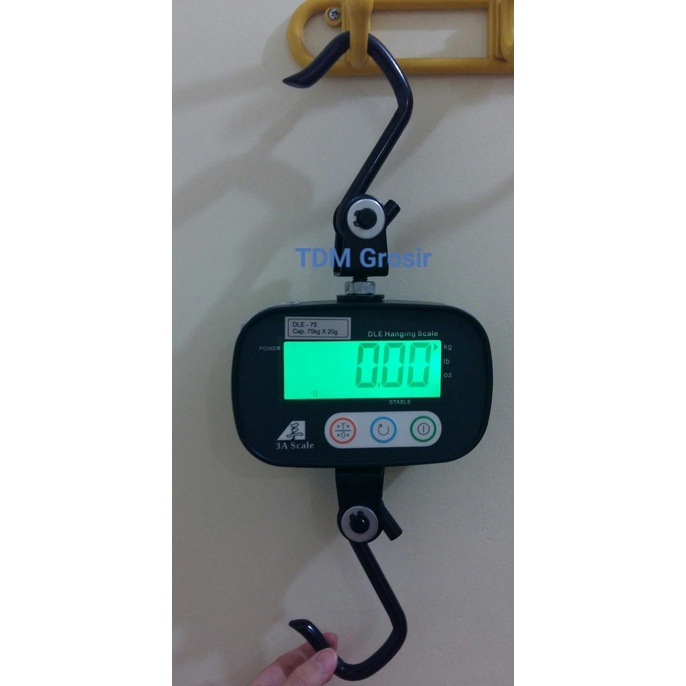 Timbangan Gantung Digital 75 Kg DLE-75