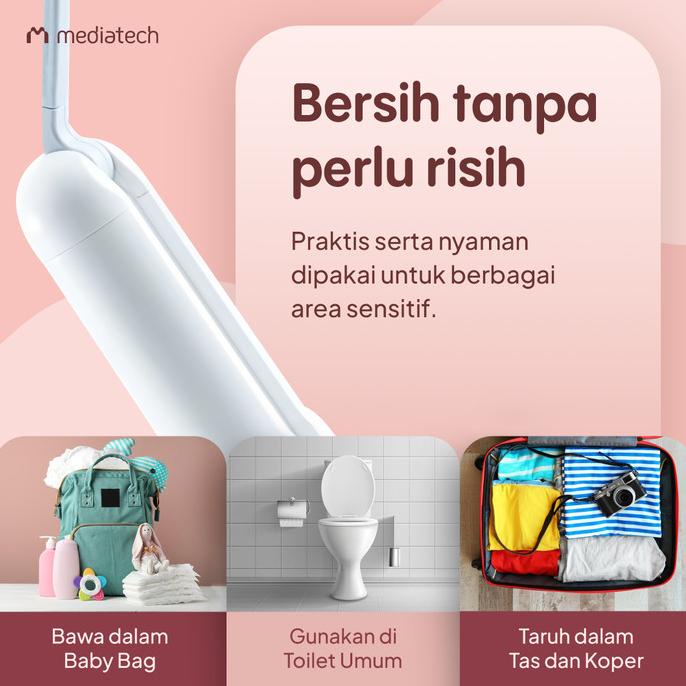 Mediatech Travel Bidet Electric / Jet Washer Portable