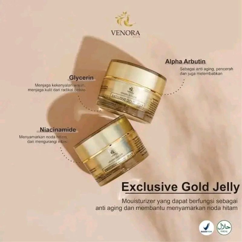 VENORA / GOLD JELLY / EXCLUSIVE GOLD JELLY VENORA / SKINCARE VENORA
