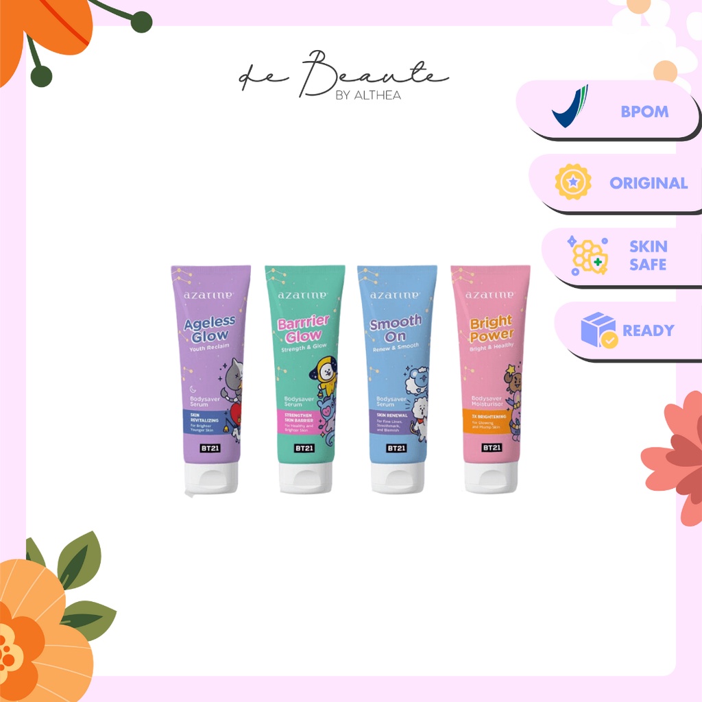 Azarine x BT21 Body Saver Moisturiser 100ml