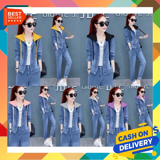 Jaket Oversize Fukumi Jaket Jeans Jaket Jeans Korean Style Uv91 Jaket Jeans Crop Girls Republic Jake