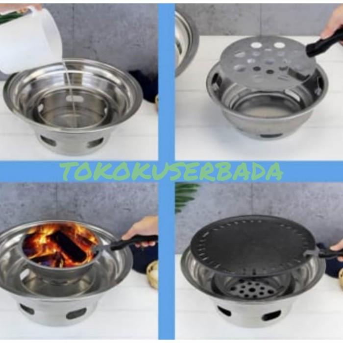 [ACCESSORIES / AKSESORIS] BBQ CHARCOAL GRILL TUNGKU ARANG STAINLESS