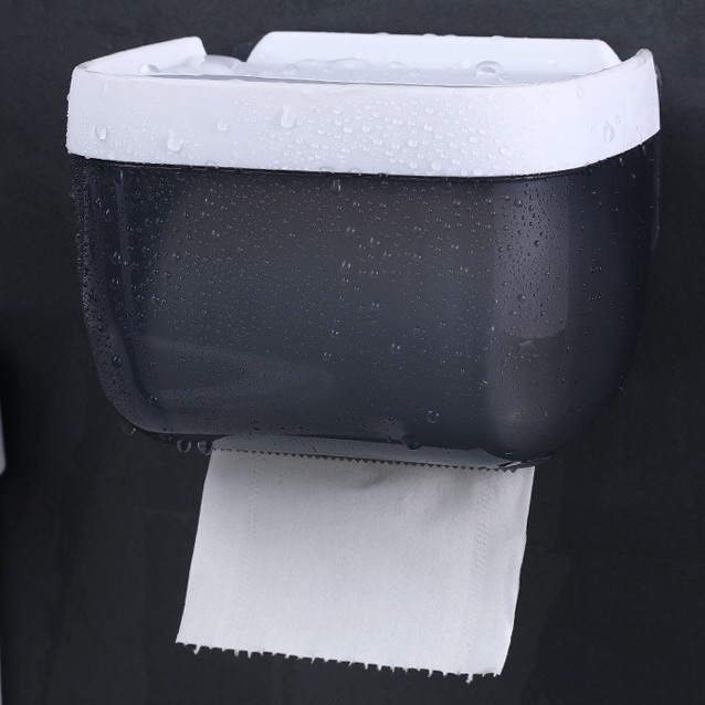 Tempat Tissue Toilet WC Dinding Roll Gulung Tempel