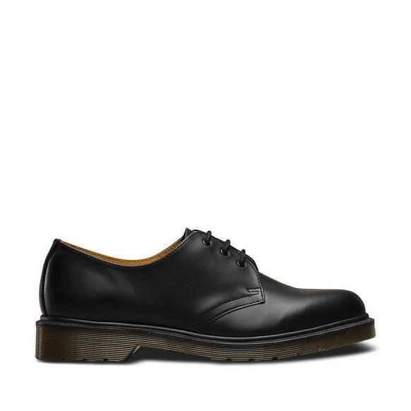 Dr MARTENS 1461 Narrow PW Black Smooth Leather ORIGINAL100%