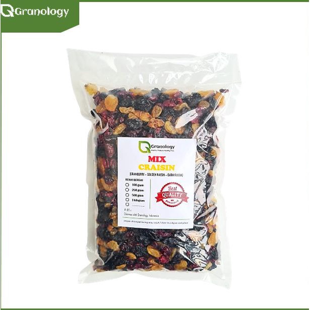 

Mix Craisin 1 kilogram (Cranberry, Dark Raisin & Golden Raisin)