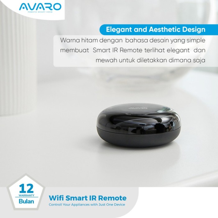 HOT SALE WIFI SMART IR REMOTE AVARO IR01 - AVARO SMART UNIVERSAL IR REMOTE WIFI TERBARU