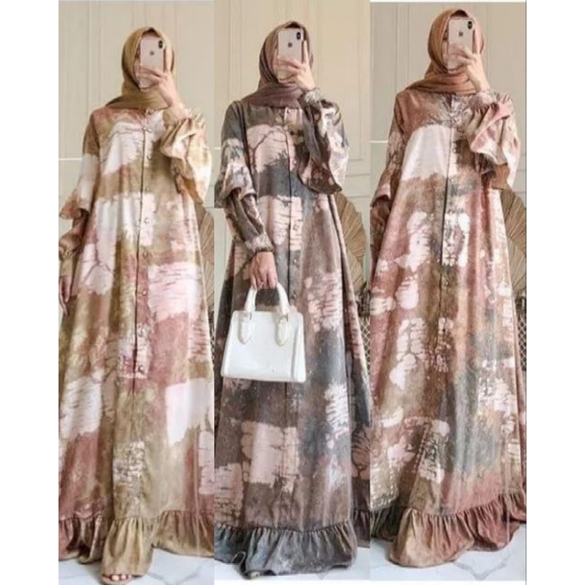 Gamis Tie Dye Terbaru/Gamis Jumputan / Gamis Palembang / Gamis Cotton Mikro / Gamis Busui / Gamis Amstrak / Gamis Muslimah / Dress / Gamis Murah / Dress Pesta / Gamis