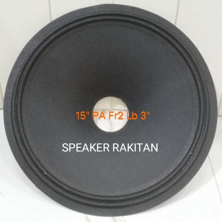 New Daun Speaker 15 Inch Pa Hitam Lubang 3 Inch. 2Pcs