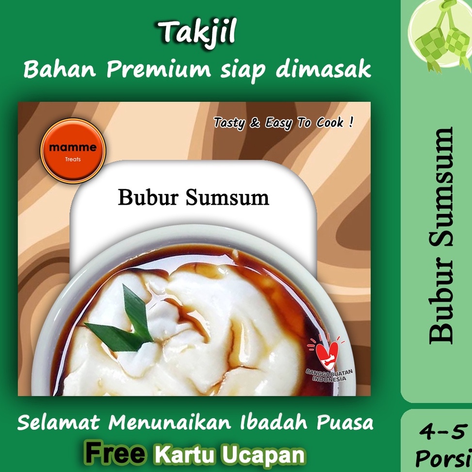 

New Mart Mamme Treats - Takjil Bubur Sumsum Instant Siap Masak