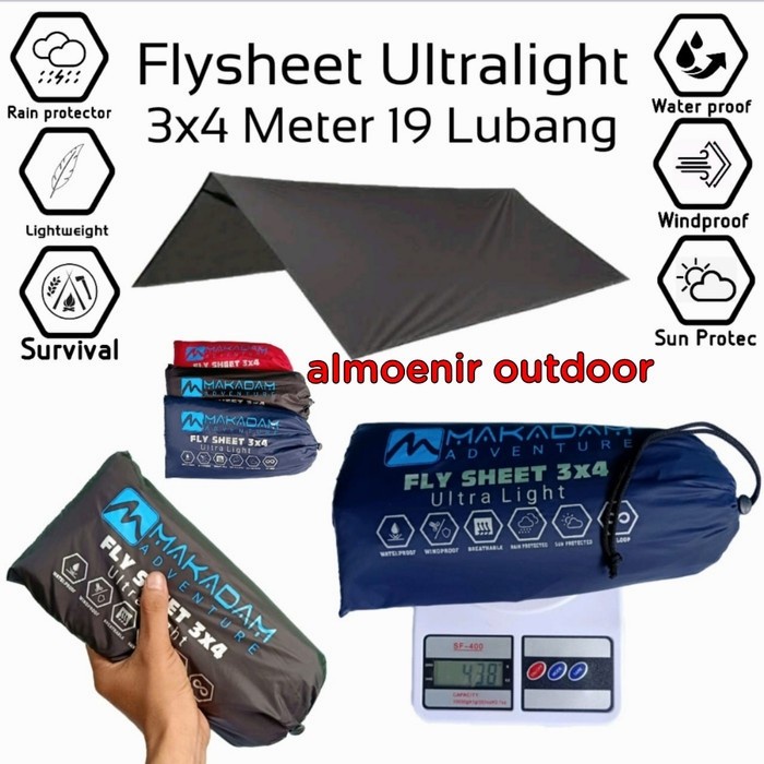 Terlaris Camp Fly Sheet Ultralight 3X4 Meter