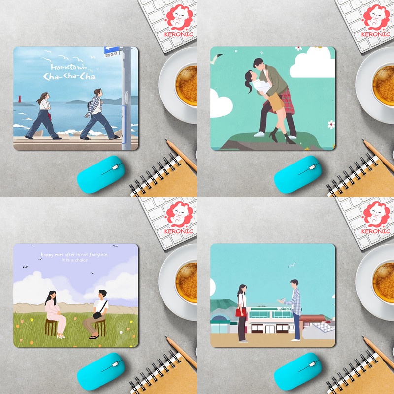 Mousepad Alas Mouse Pad Motif Drakor Drama Korea Hometown Cha Cha Cha