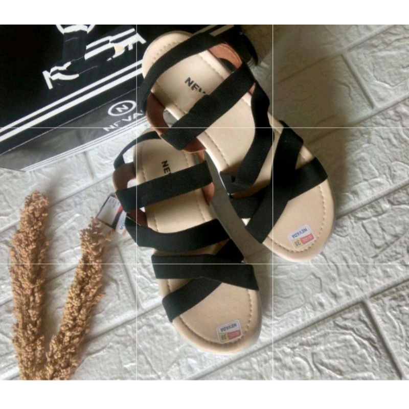 CUCI GUDANG BRAND MATAHARI Sandal cewek slide | Sandal slide Cewek N V D | Sepatu sandal 04