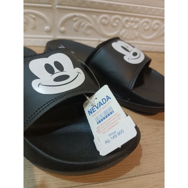 CUCI GUDANG BRAND MATAHARI Sandal Slip On Disney Sol phylon Sandal slop cewek N V D X Disney Dewasa Sandal Slide