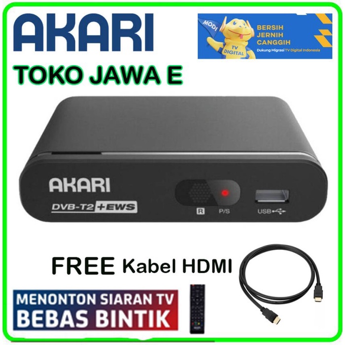 Terlaris Set Top Box Akari Digital/Receiver Akari Ads 2230 - Tv Bebas Semut