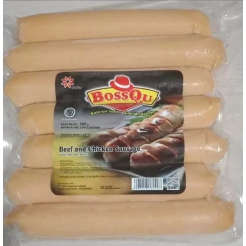 

BOSSQU Sosis Bakar Sapi Dan Ayam Jumbo 7s 500gr