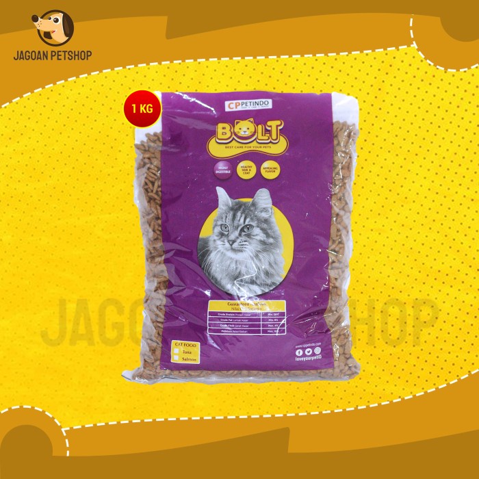 

Makanan Kucing Bolt Repack 1Kg Cat Food 1 Kg Murah