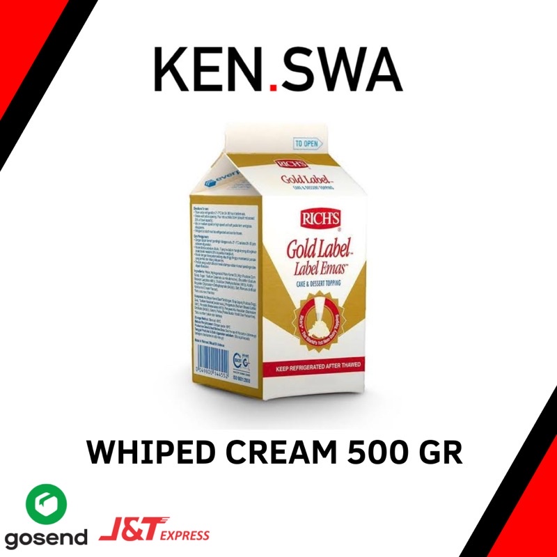 

Whiped Cream Rich Gold Label 500 Gr