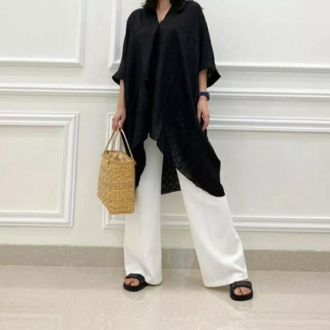 TUNIK Viscose Premium | Baju Kaftan wanita tunik viscose Polos