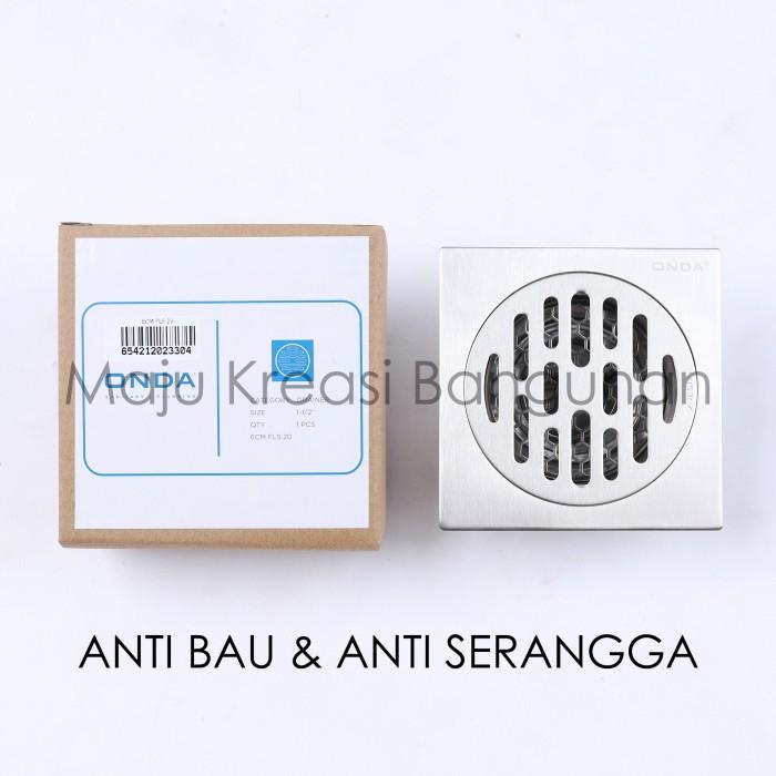 Terlaris Saringan Got Stainless Steel Onda Fls 20 Floor Drain Tebal Wc Fls20
