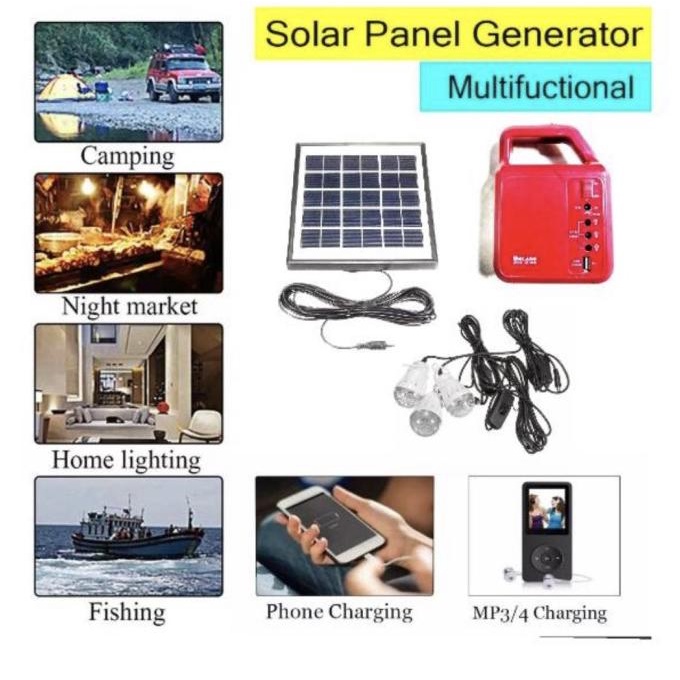 Solar power home lighting system