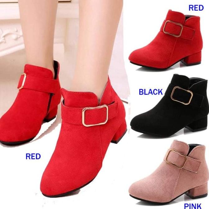 Sepatu Boot HIGH HEELS Anak Perempuan Mexican