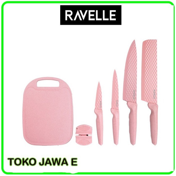 Ravelle Pisau Set Like Stein/Ravelle Jewel Knife Set + Talenan
