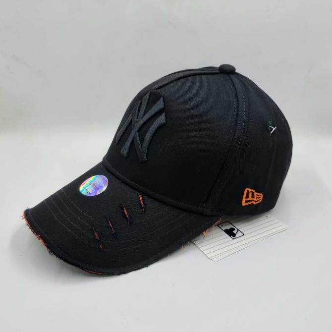 Topi NY Topi Pria Wanita Import Model Sobek Sobek