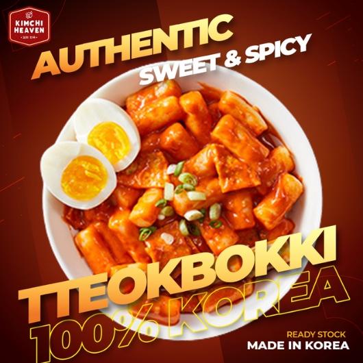 

400g Tteokbokki import Korea Frozen + Saus Asli Korea Makanan Korea Korean Food Topoki Tokpoki Tokpokki Tteokpokki Instant Halal tteokpokki tteokpoki tokboki Best Seller