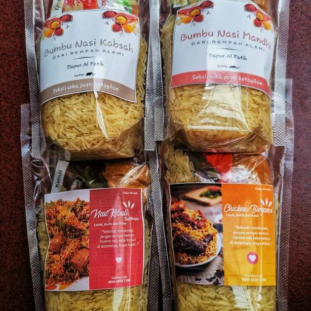 

4 Paket Basmati 250gr | Nasi Biryani,Kebuli,Mandhi&Kabsah Lezat Best Seller