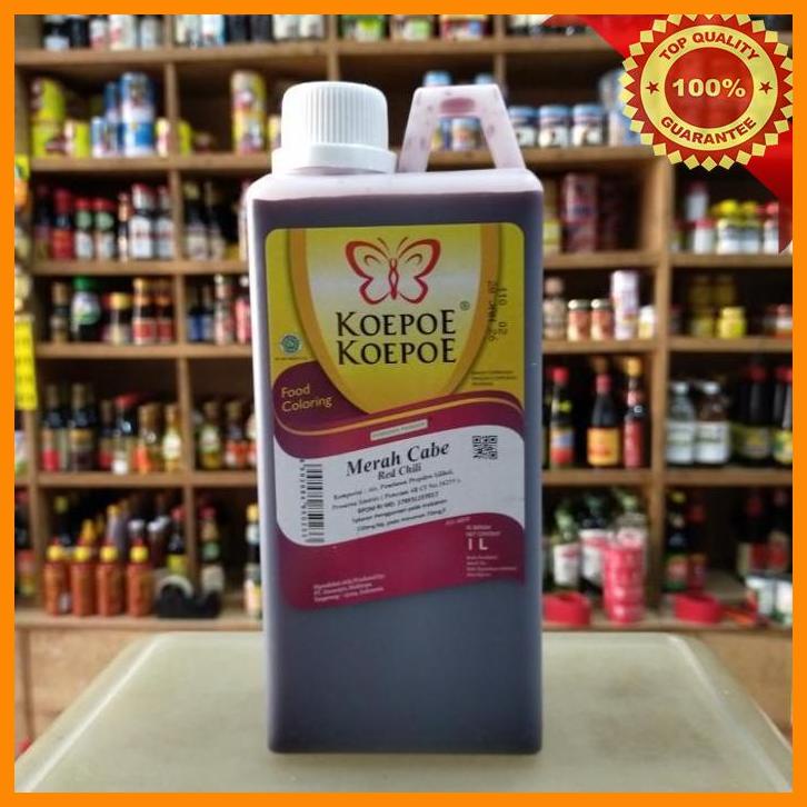 

(SUHA) KOEPOE KOEPOE PEWARNA PANGAN MERAH CABE 1LITER