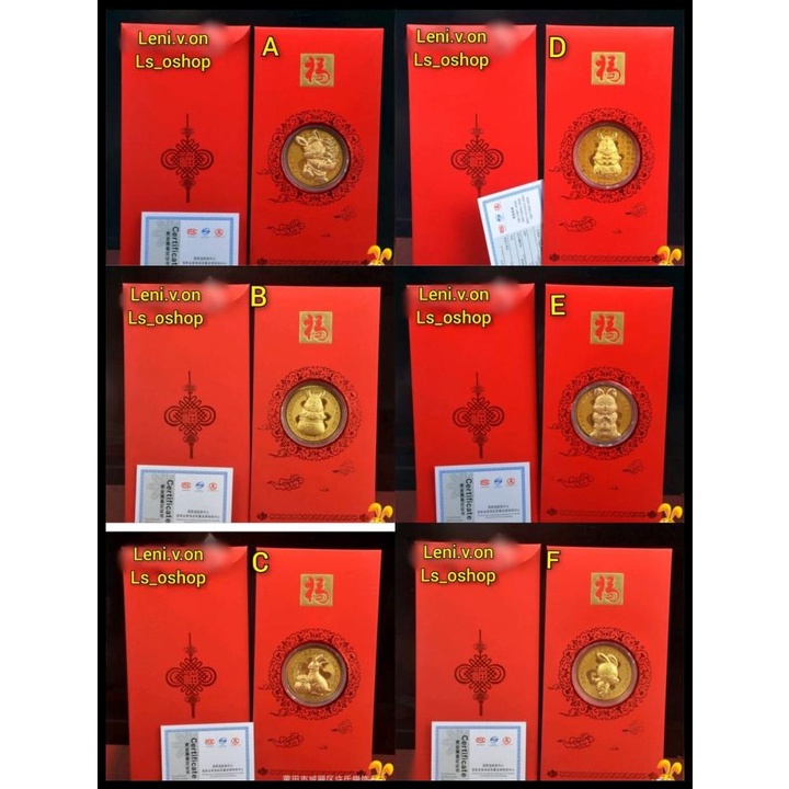 

Angpao Imlek Emas 2023 Kelinci Rabbit Red Pocket Sincia Ampau Tahun Br