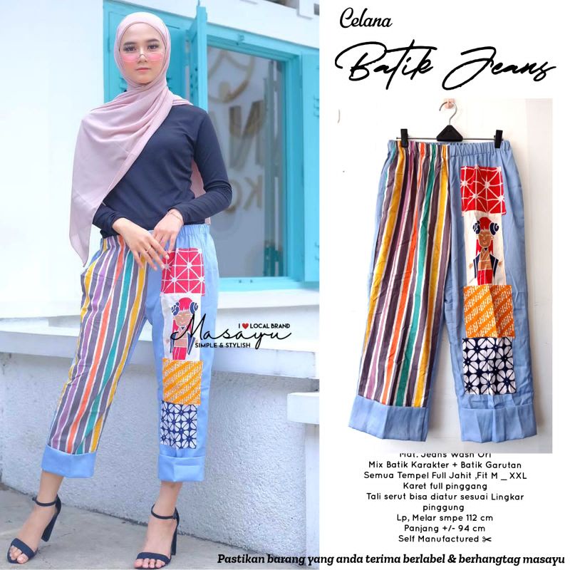 Super Best Seller Celana Batik Jeans Original MASAYU