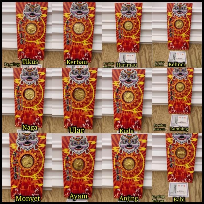 

Angpao Emas 12 Shio Angpao Imlek Hadiah Angpao Ulang Tahun Tahun Baru