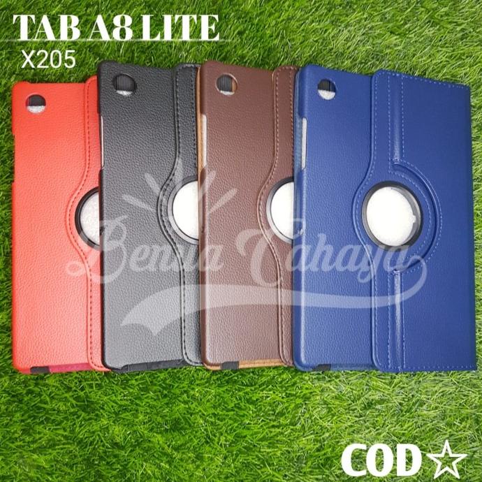 SARUNG TAB A8 LITE X205 - ROTARY CASE - SAMSUNG X205 A8 LITE - BC bah02