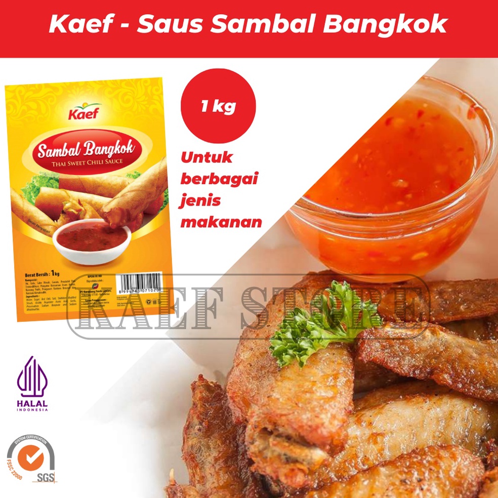 

Terlaris Saus Sambal Bangkok | Saos Sambel Bangkok Kaef 1kg SVN
