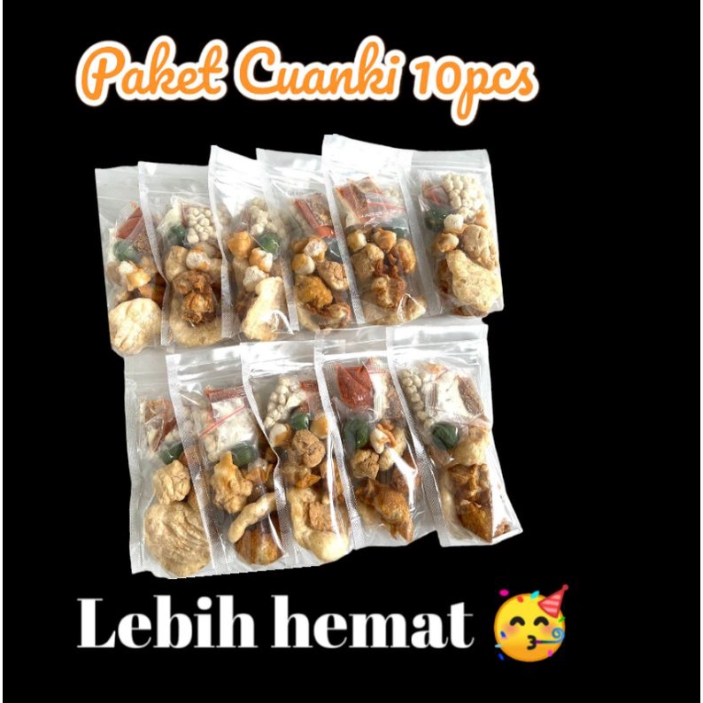 

PAKET 10pcs Cuanki Kuah Mercon Pedas Gurih Mantap Asli Kota Temanggung