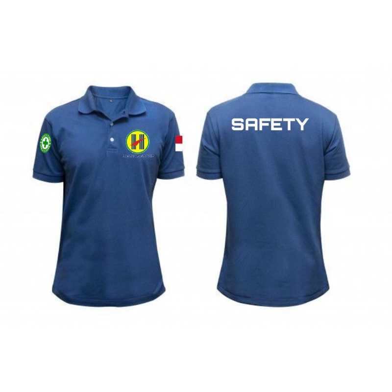 baju kerah Tambang baju k3 baju safety baju kerja