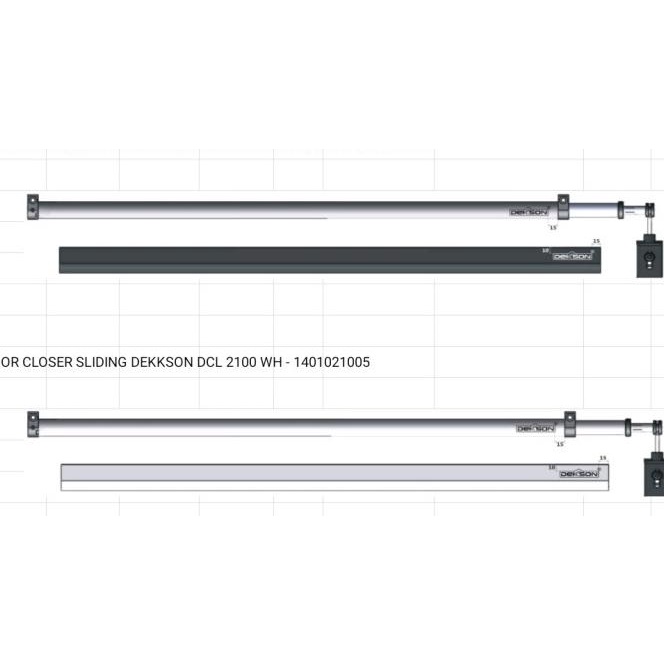 Door Closer Sliding Dekkson Dcl 2100 Penutup Pintu Geser Sliding Check