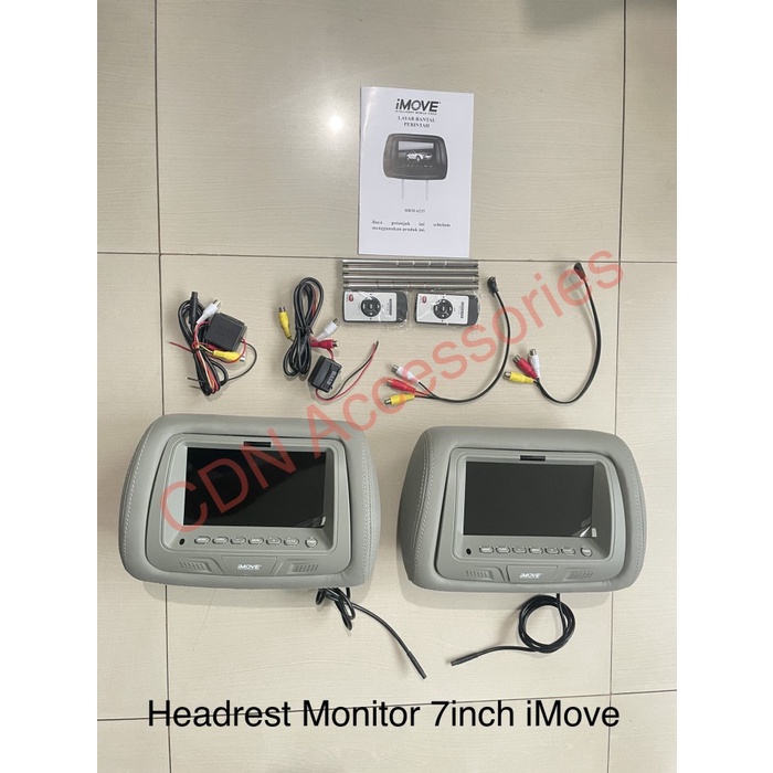 Terlaris Headrest Monitor Mobil 7 Inch/Tv Mobil/Tv Sandaran Kepala Mobil Imove