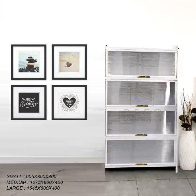 Lemari Dapur/Rak Dapur Besi/Lemari Kaca Modern RAXA