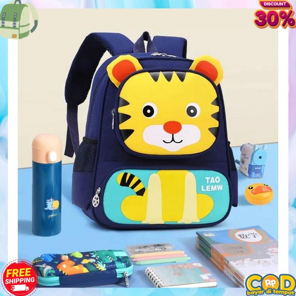 Bagpack Anak Paud Tk Sd Smp Laki Laki Lucu Backpack Kekinian Ransel Gendong Taa Punggung Kecil Bayar