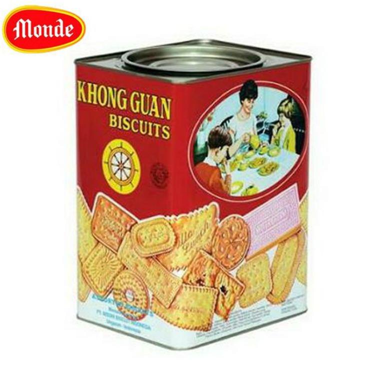 

READY STOK KHONG GUAN BISCUIT JAJAN KALENG MERAH 650 gr dan 1600 gr Best Seller