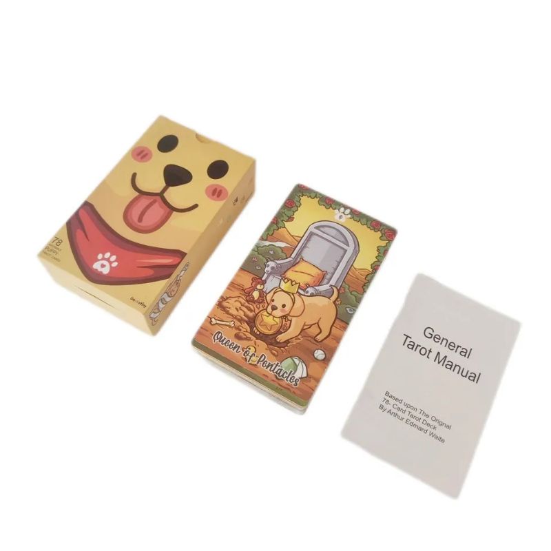 Puppy Tarot 12x7cm include guide paper