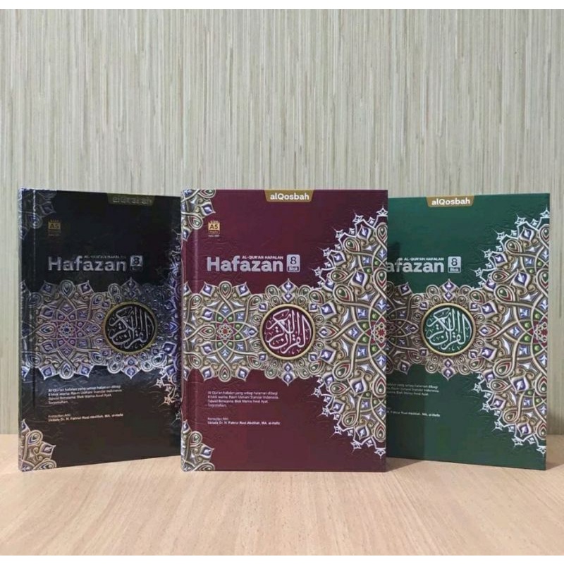 AL QURAN HAFALAN 8 BLOK WARNA Hafazan 8 Blok A5 Al-Quran Hafalan Mudah Terjemah Tajwid Warna Hard Cover REGULER