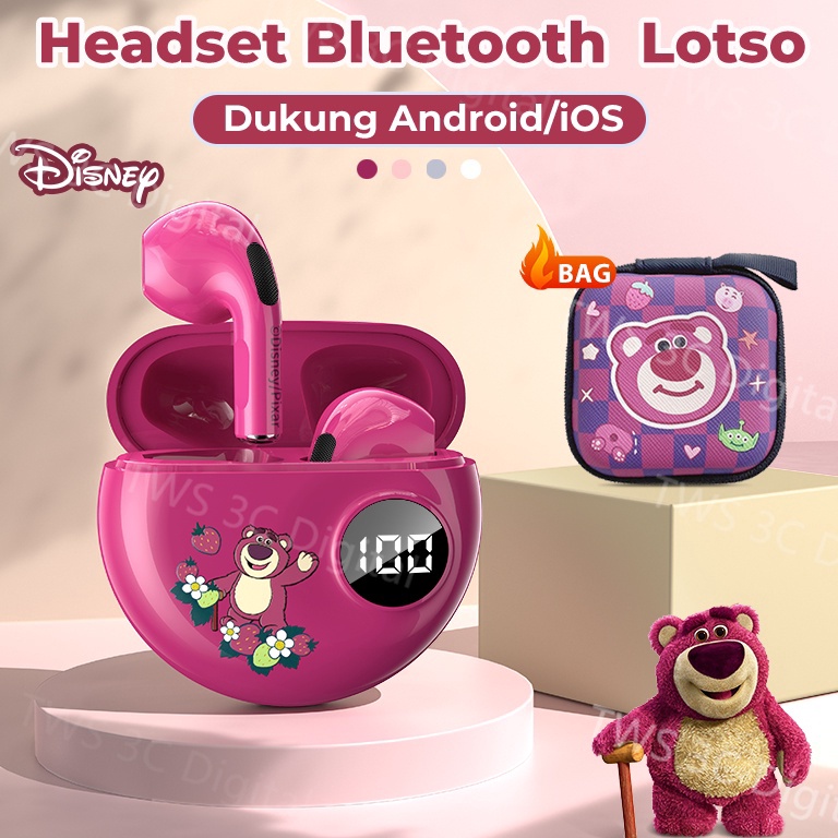 MENARIK|| Original Disney Headset Bluetooth 5.3 TWS Earphone with Microphone HIFI Stereo Earbuds Dig