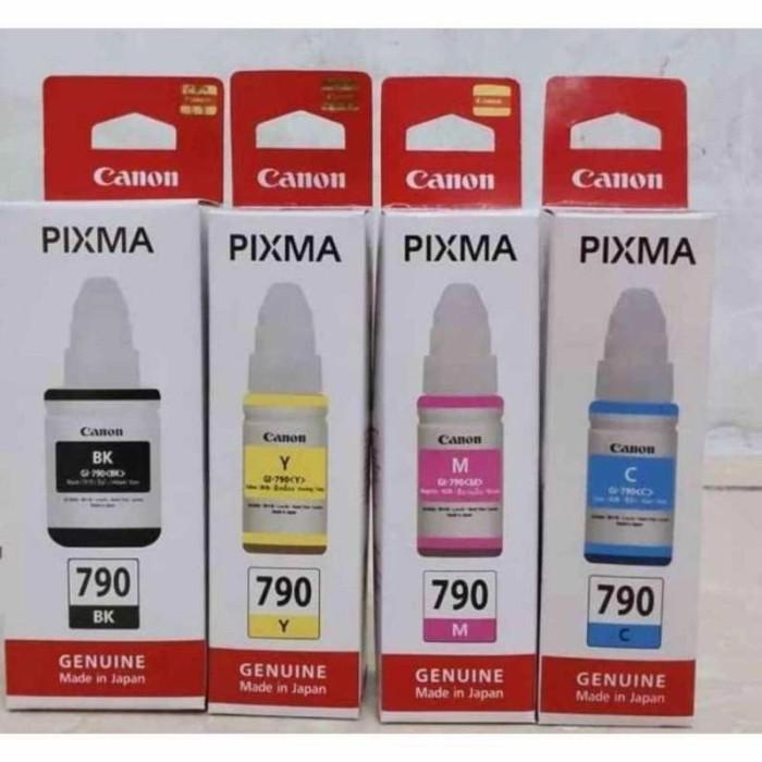 1 Set Tinta Canon Gi 790 Original Printer G1010 G2010 G3010