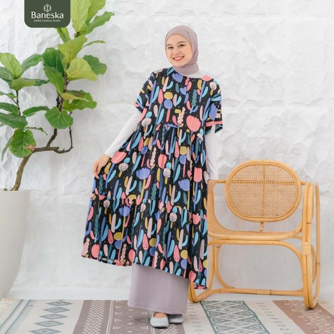 Daster Jumbo Baneska Busui Elana Series